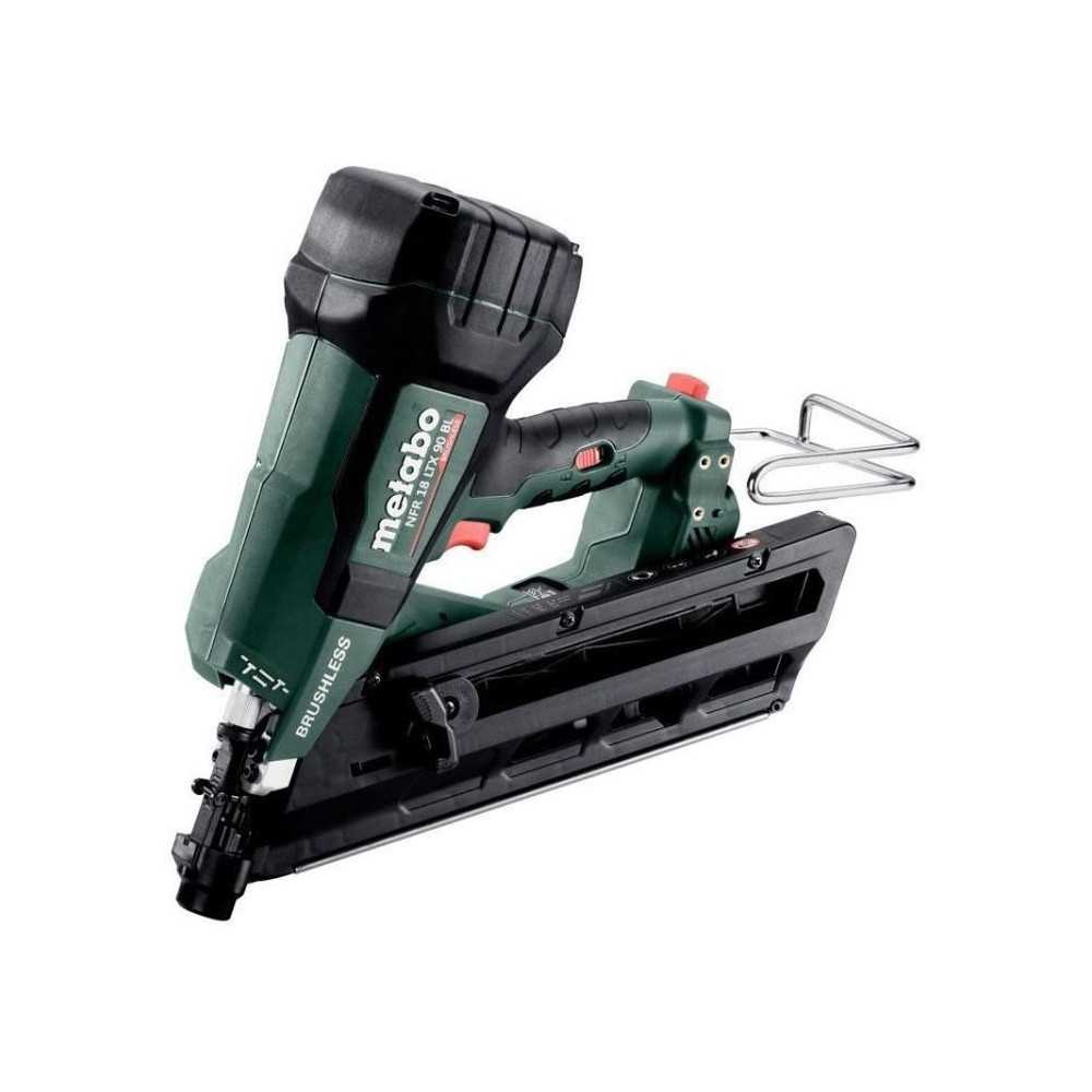 Cordless nailer - METABO - 18 V - NFR 18 LTX 90 BL - MetaBOX 340