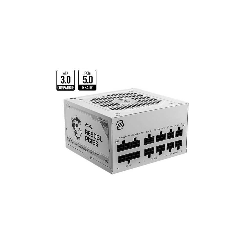 MSI - MAG A850GL PCIE5 WHITE - Internal power supply - 850W