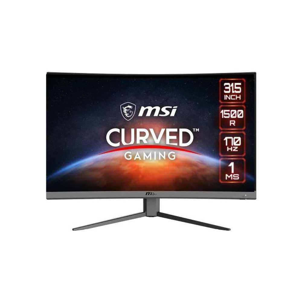 Curved PC Gamer screen - MSI - Optix G32CQ4 E2 - 31.5 VA FHD 1ms - 170