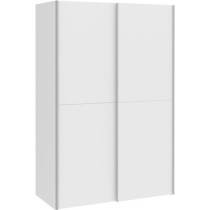 Armoire 2 portes coulissantes - Blanc mat - L 120 x P 61,2 x H 190,5 c