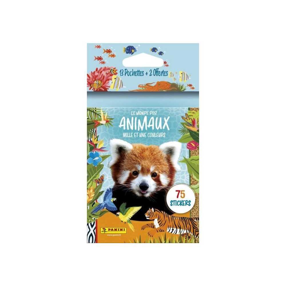 Stickers - PANINI - Animaux 2025 - Blister 13 pochettes + 2 offertes -