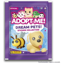 Stickers - PANINI - Adopt Me! Roblox - Blister 6 pochettes - 1 carte