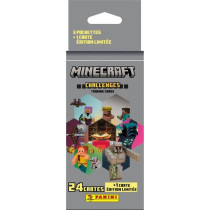 Stickers - PANINI - Minecraft TC 4 - Blister 3 pochettes - 1 carte éd