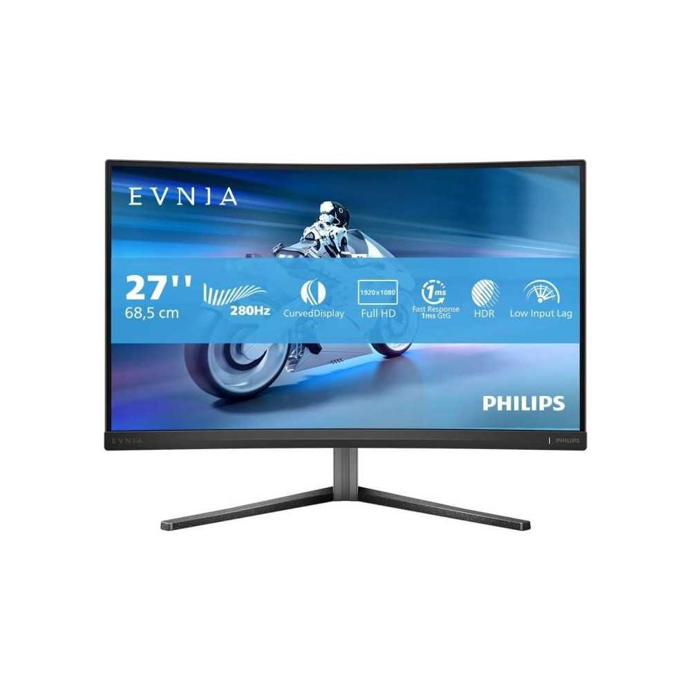 PC monitor - PHILIPS - Evnia 27M2C5200W - 27 FHD - Fast VA curved pane