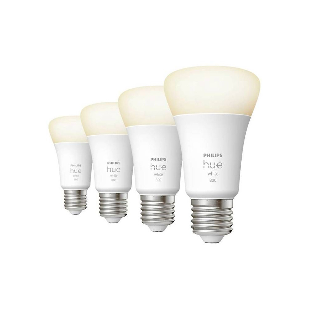 Philips Hue White, E27 connected LED bulb, 60W equivalent, 800 Lumen,