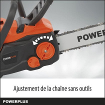 PowerPlus Dual Power Powdpgset33 - 40 V battery chainsaw, 350 mm guide