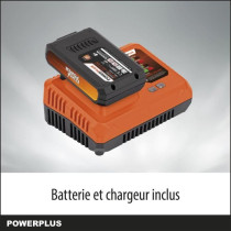 PowerPlus Dual Power Powdpgset33 - 40 V battery chainsaw, 350 mm guide