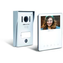 Wired video intercom, white color - VisioKit 4.3 - SCS SENTINEL