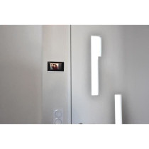 Wired video intercom, white color - VisioKit 4.3 - SCS SENTINEL