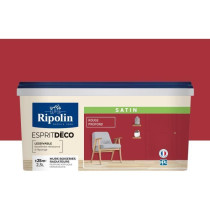 RIPOLIN All pieces wall paint, Ripolin - Rouge St Emilion Satin, 2,5L