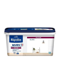 RIPOLIN Velvet White Paint for Walls, Woodwork, Radiators - White