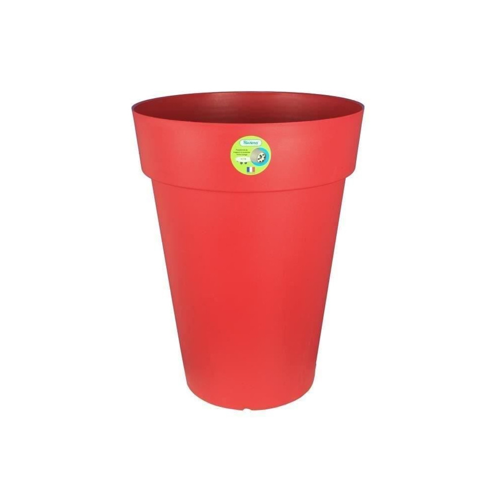 RIVIERA Soleilla flower pot - Round - Ø 50 x 66 cm - Red