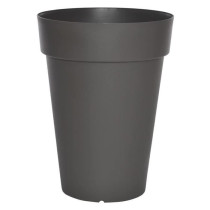 RIVIERA SOLEILLA FLOWER POT - ROUND - Ø 50 x 66 cm - glitter gray