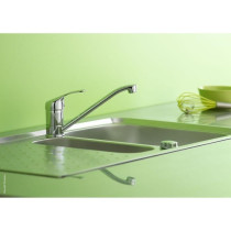 ROUSSEAU Kitchen mixer tap Raeva - Without hand shower - Chrome - NF