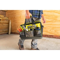 RYOBI - Sac avec fond renforcé 38 x 29 x 20,5 cm pour 1 ou 2 outils -