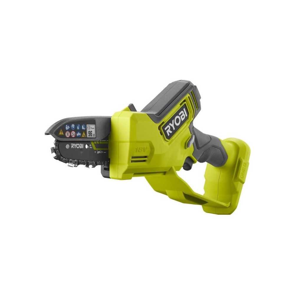 RYOBI - Élagueur a main 18V - Brushless - guide 10 cm - 6 m/s - tende