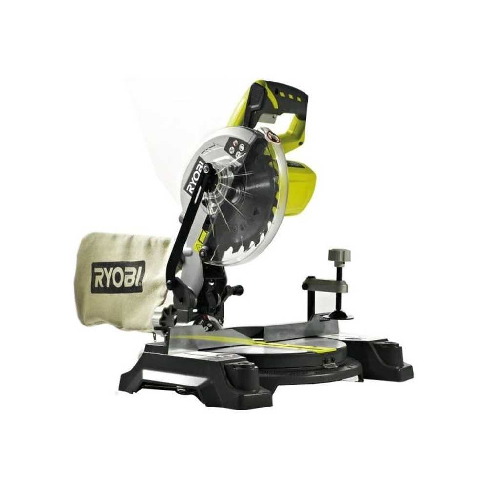 RYOBI - Scie a onglets 18V ONE+ - diam. 190 mm x 16 mm - capacité 45