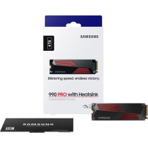 SAMSUNG - 990 PRO - Internal SSD - 4 TB - With heatsink - PCIe 4.0 - N