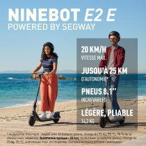 Ninebot E2 E powered by Segway electric scooter