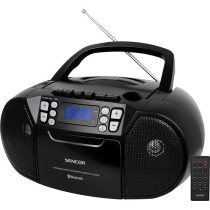 CD / Cassette Player - SENCOR - SPT 3907 B - 4 W - Bluetooth - Black