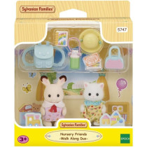 The Baby Duo on a Walk - SYLVANIAN FAMILIES - 5747 - Chocolate Rabbit