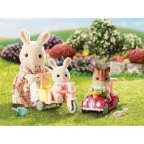 SYLVANIAN FAMILIES 5040 Tricycle & Mini Car Babies