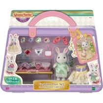 Sylvanian Families - The Snow Bunny Fashion Suitcase and Big Sister