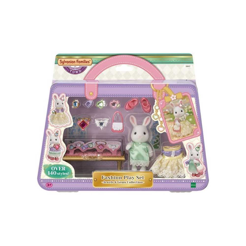 Sylvanian Families - The Snow Bunny Fashion Suitcase and Big Sister