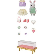 Sylvanian Families - The Snow Bunny Fashion Suitcase and Big Sister