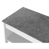 HAPPY Lifting Coffee Table - White and Gray - L 50 cm