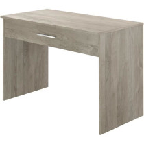 Large drawer desk - Oak melamine - 110 x 56 x 81.5 cm