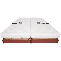 Ensemble relaxation matelas + sommiers électriques 2x80x200 - Mousse