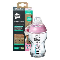 TOMMEE TIPPEE Baby Bottle CTN Glass 250ml decorated Boy