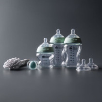 Baby Bottle Set - TOMMEE TIPPEE - NATURAL START - Glass - Anti-colic b