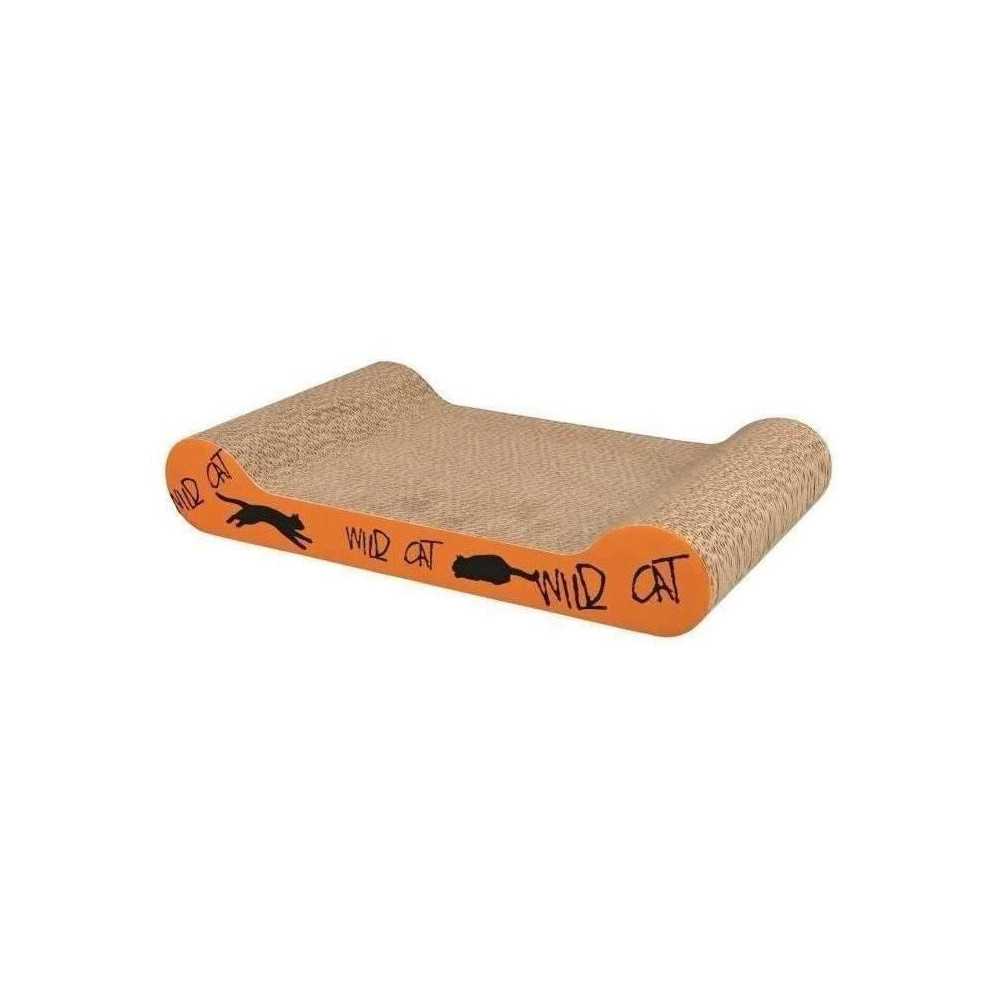 TRIXIE Wild Cat Scratching Post Plate - Orange - For Cat