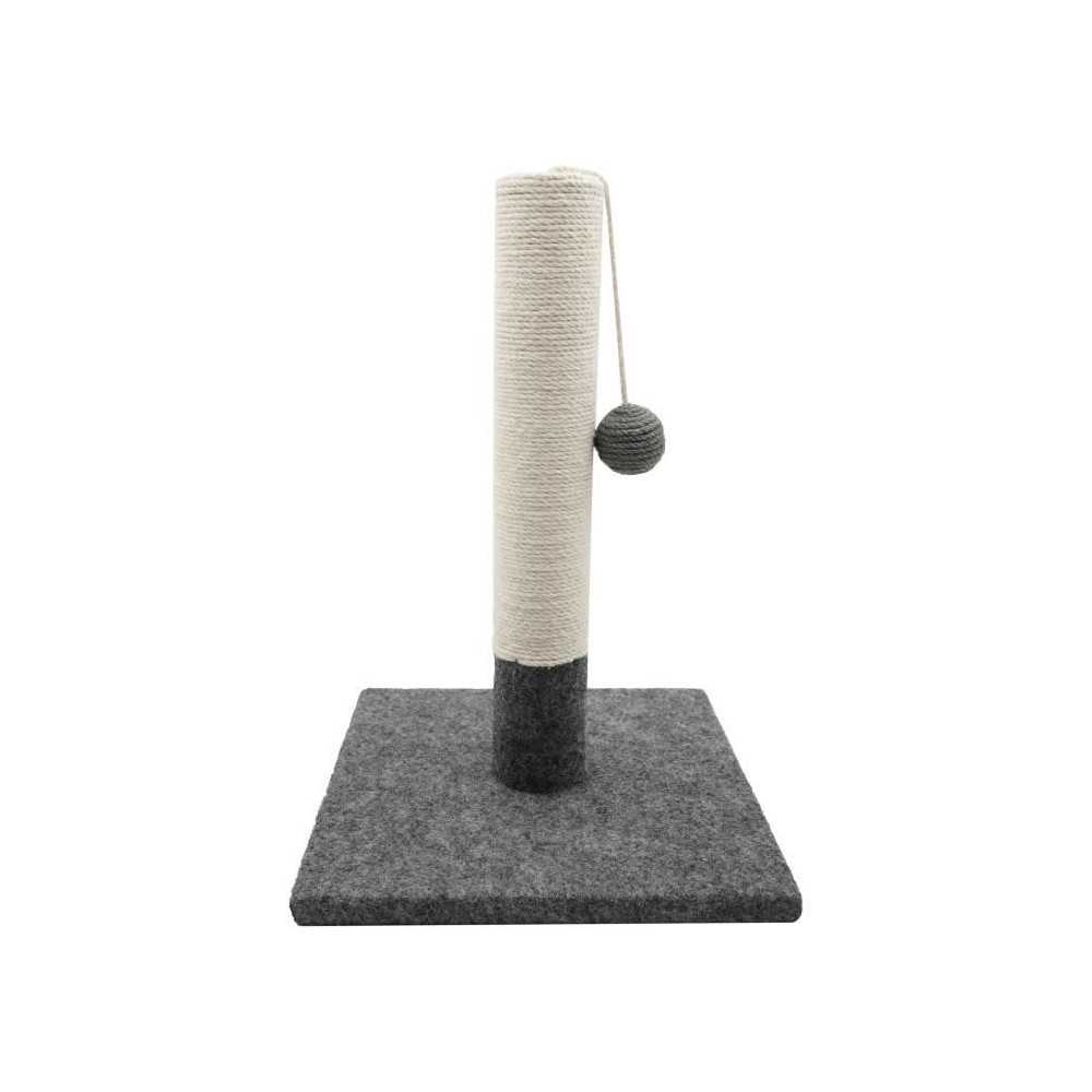 Scratching post - TYROL - 404113 - Single - Grey and white - 42cm