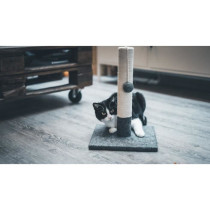 Scratching post - TYROL - 404113 - Single - Grey and white - 42cm