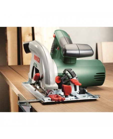 BOSCH Scie circulaire PKS 55A 1200W, 160mm + boîtier récupération - 0603501000