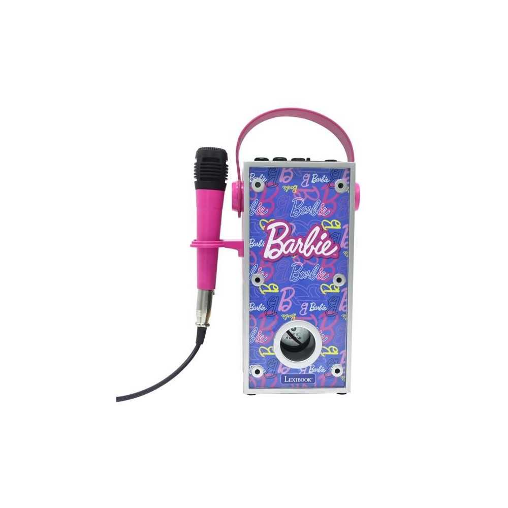 Barbie Powerful Light-Up Bluetooth Speaker with Mic