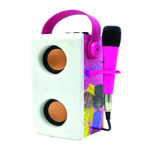 Barbie Powerful Light-Up Bluetooth Speaker with Mic