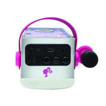 Barbie Powerful Light-Up Bluetooth Speaker with Mic