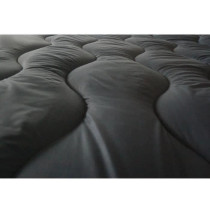 Abeil two -tone duvet - 140 x 200 cm - White and gray