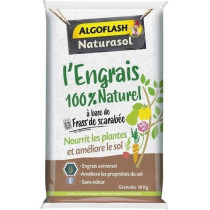 Full 100% natural fertilizer based on scarab fass - Algoflash Naturaso