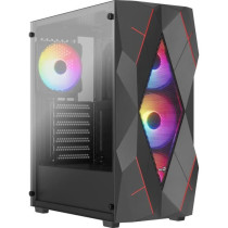 PC case - AEROCOOL - Volcan G v1 (Black) - Mid-tower - ATX format - Wi