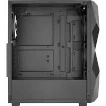 PC case - AEROCOOL - Volcan G v1 (Black) - Mid-tower - ATX format - Wi