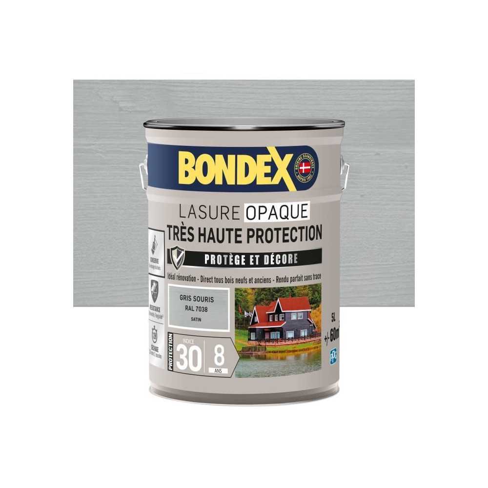 Very high protection opaque stain - Mouse grey RAL 7038 satin - BONDEX