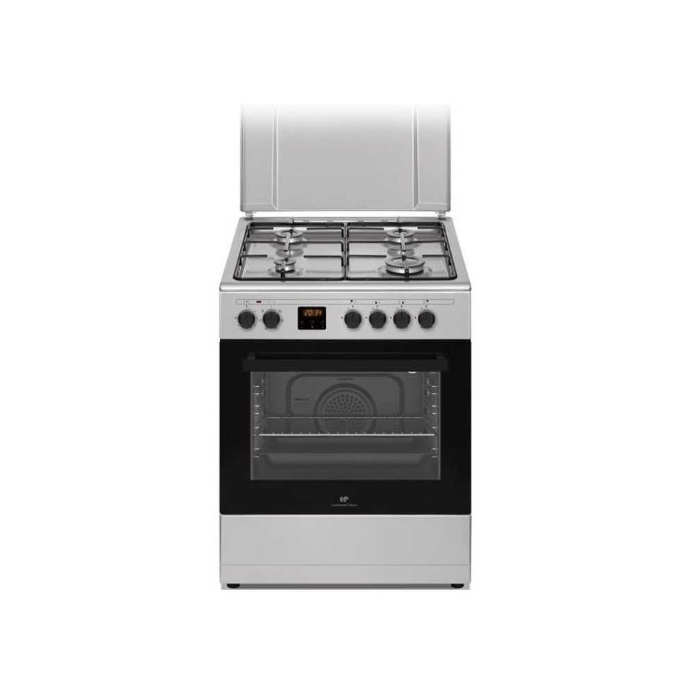 Cuisiniere gaz CONTINENTAL EDISON CECG60FCS1 - 4 feux - L59,8 x P61 xH