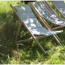 JARDIN PRIVATE - Padded deck chair Norwegian avocado - water-repellent