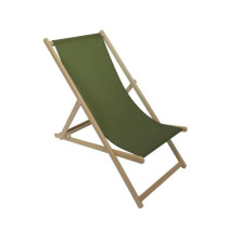 PRIVATE GARDEN - Colors deckchair avocado - water-repellent fabric.