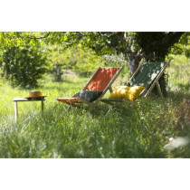 PRIVATE GARDEN - Colors deckchair avocado - water-repellent fabric.